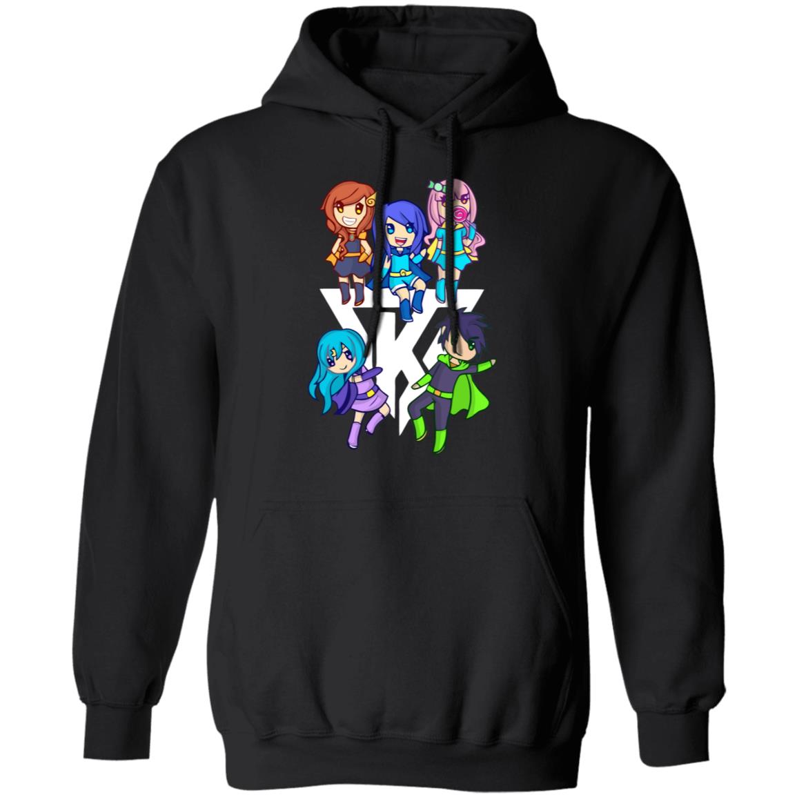 itsfunneh merch krew merch Funneh Krew Heroes Pink t shirt hoodie sweatshirt - Teechipus