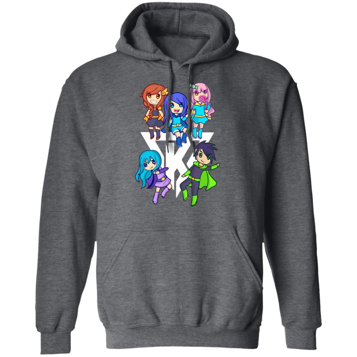 itsfunneh merch krew merch Funneh Krew Heroes Pink t shirt hoodie sweatshirt - Teechipus