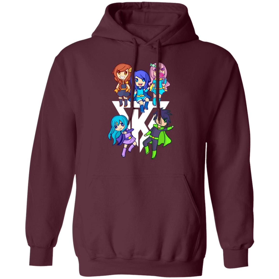 itsfunneh merch krew merch Funneh Krew Heroes Pink t shirt hoodie sweatshirt - Teechipus