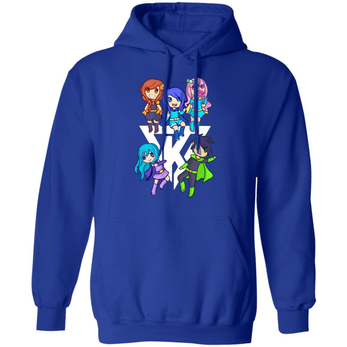 itsfunneh merch krew merch Funneh Krew Heroes Pink t shirt hoodie sweatshirt - Teechipus