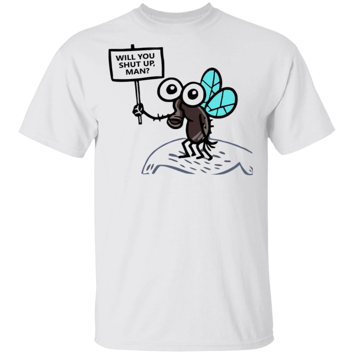 will you shut up man shirt white hoodie - Teechipus