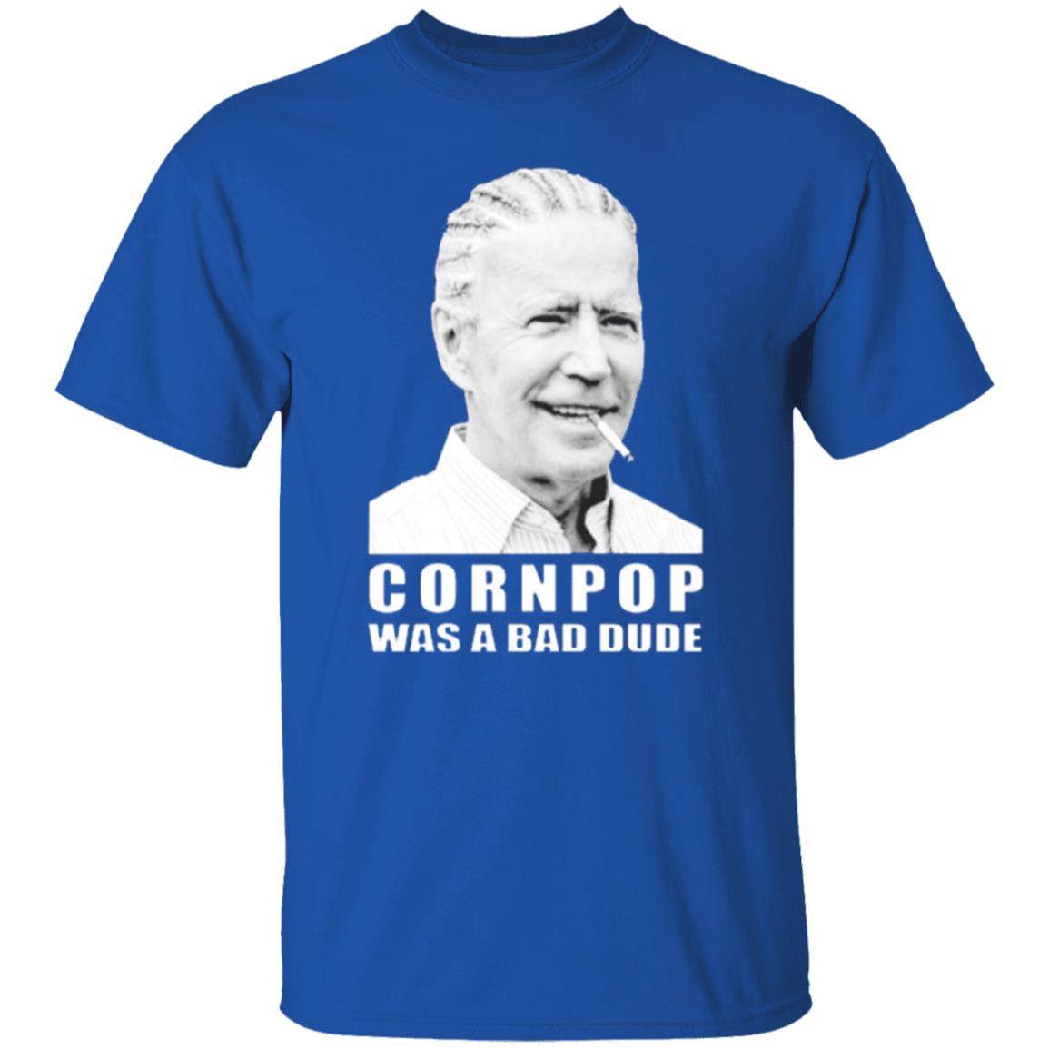 Joe Biden cornpop was a bad dude smoking shirt black hoodie - Teechipus