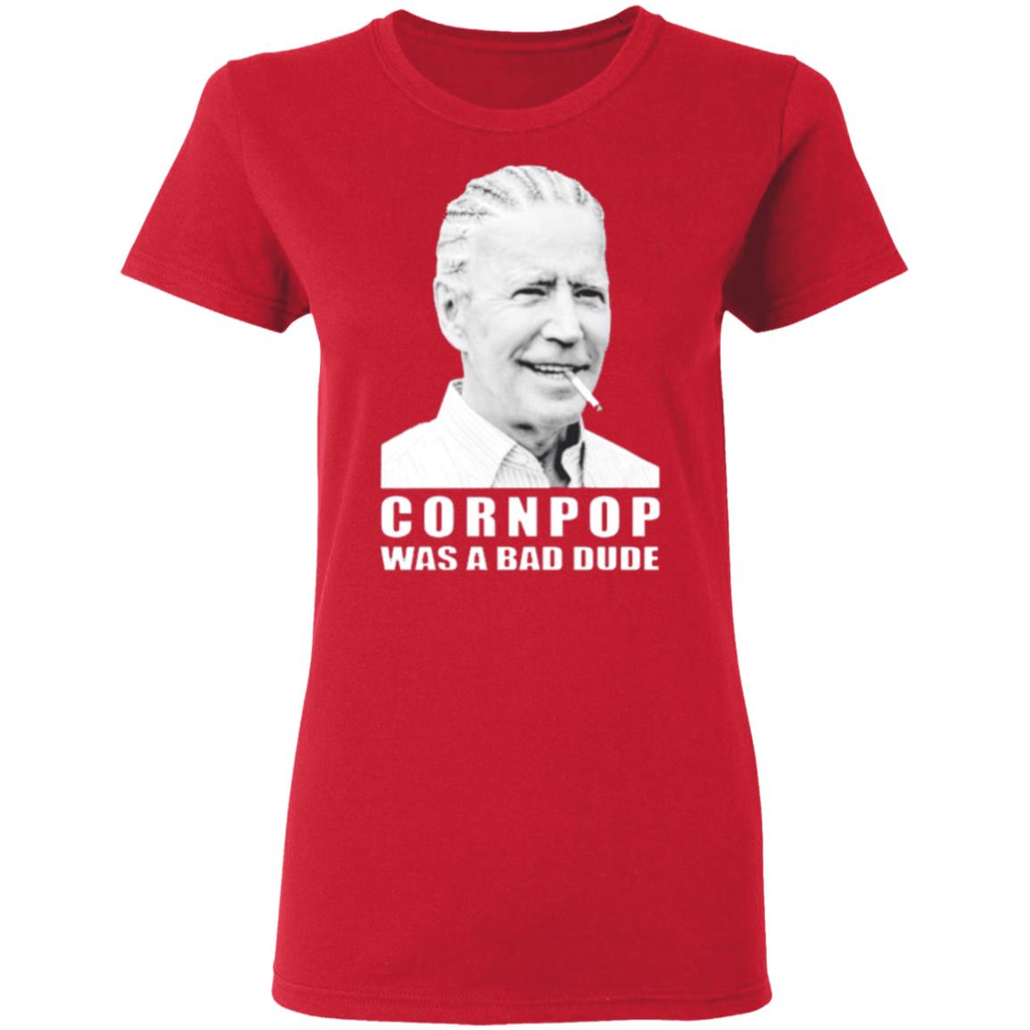 Joe Biden cornpop was a bad dude smoking shirt black hoodie - Teechipus