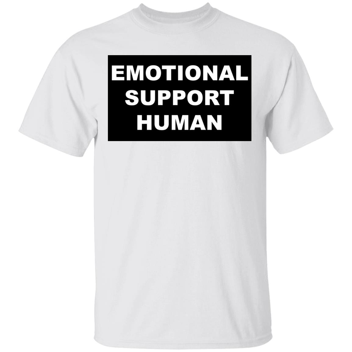 Macaulay Culkin dons quirky 'Emotional Support Human' t shirt white hoodie sweatshirt - Teechipus