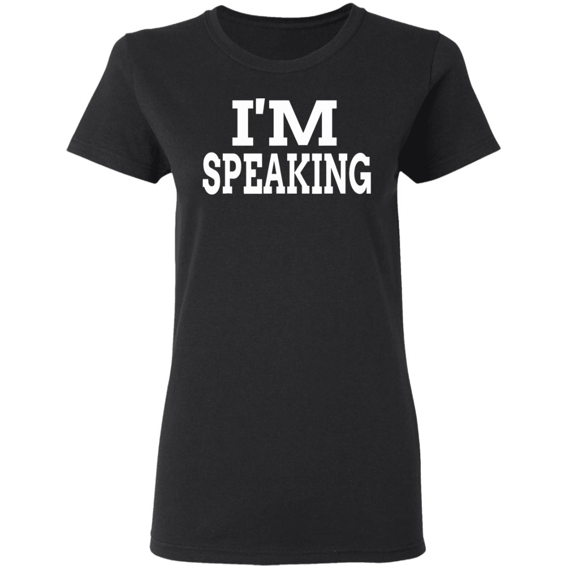 im speaking t shirt black hoodie - Teechipus