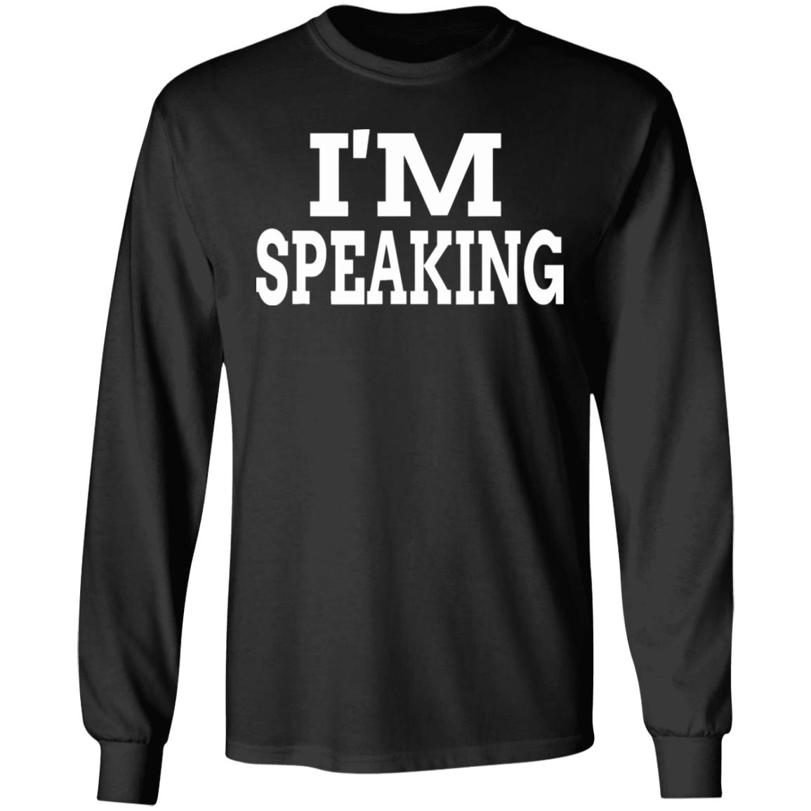im speaking t shirt black hoodie - Teechipus