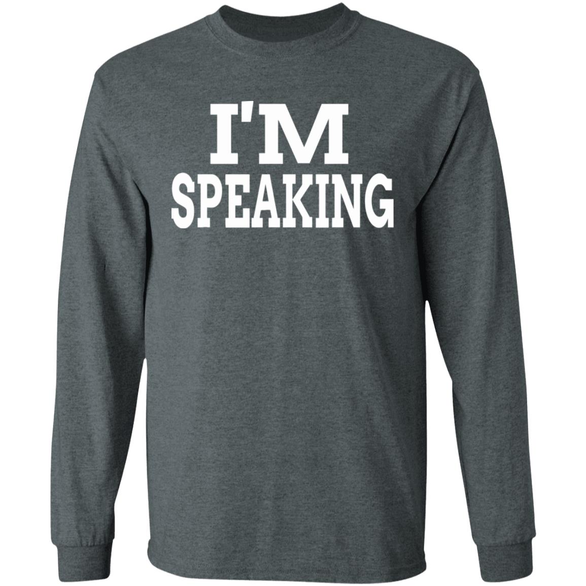 im speaking t shirt black hoodie - Teechipus
