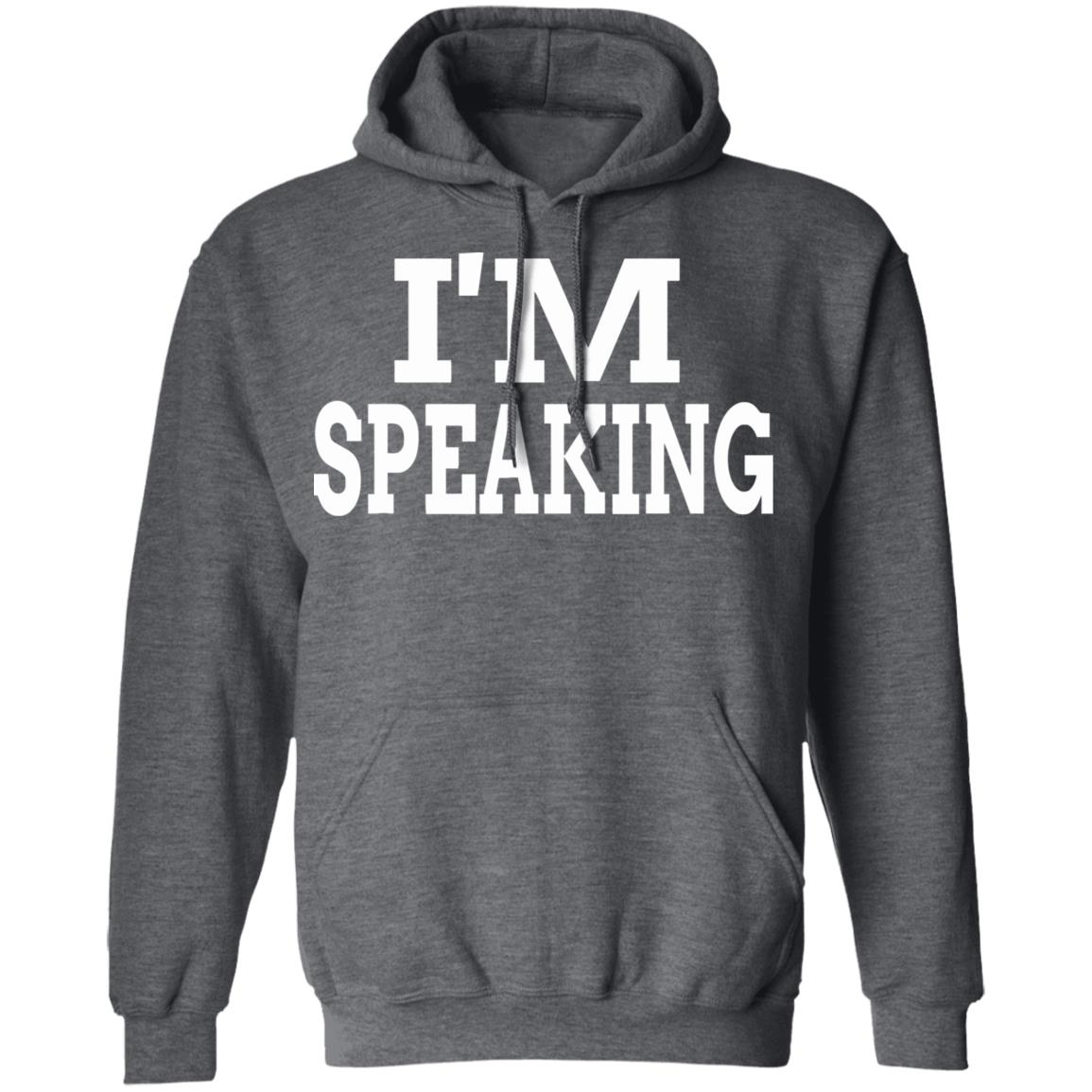 im speaking t shirt black hoodie - Teechipus