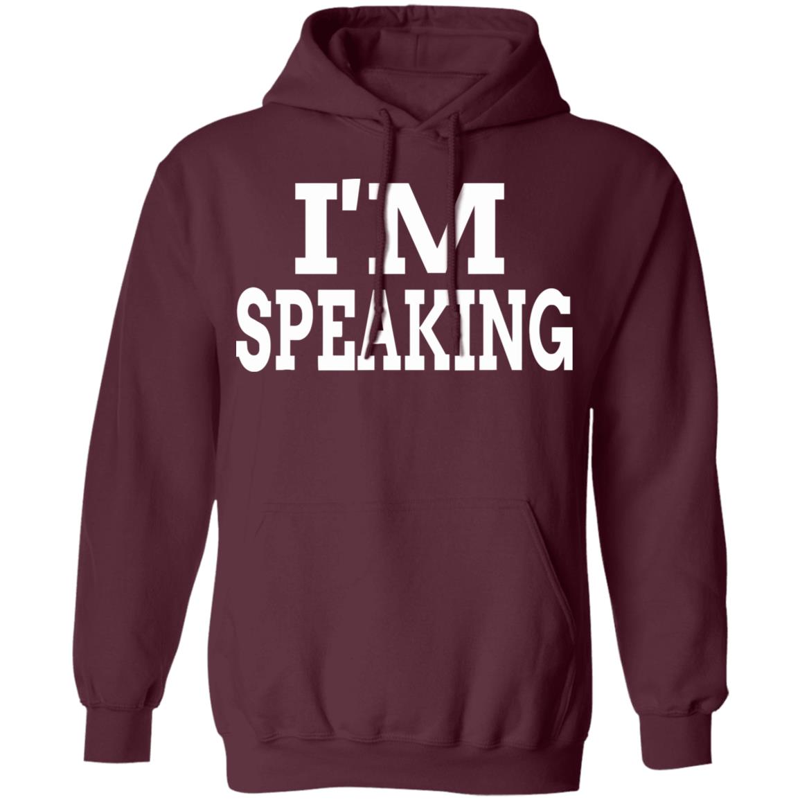 im speaking t shirt black hoodie - Teechipus