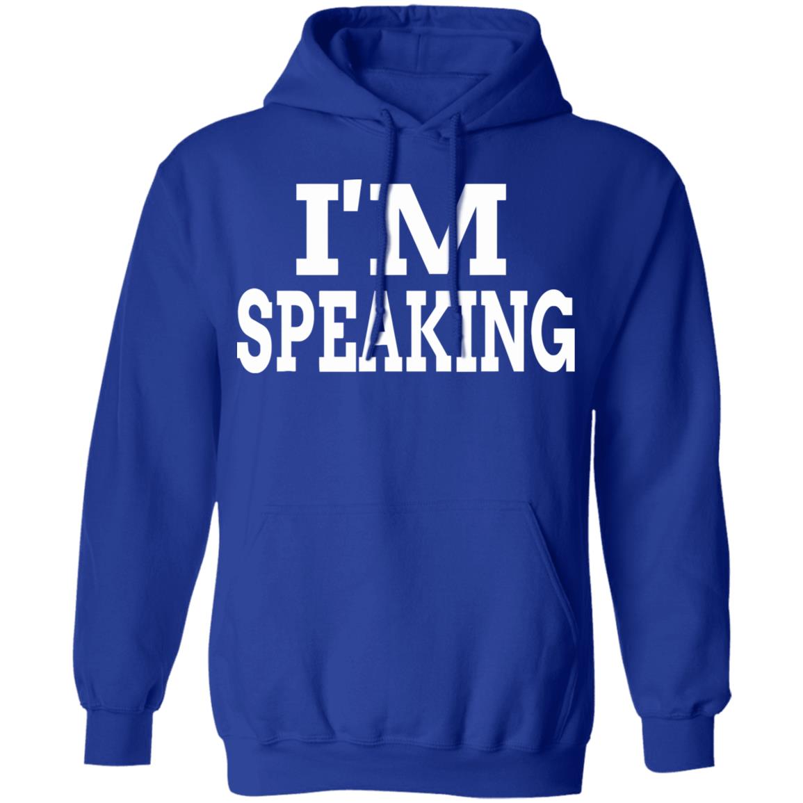 im speaking t shirt black hoodie - Teechipus
