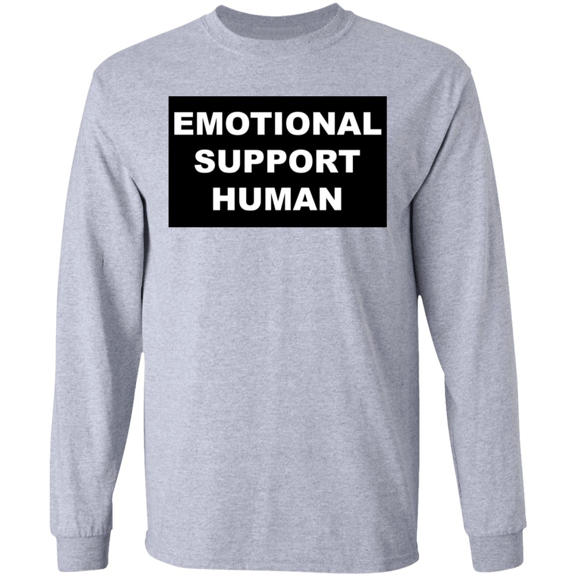 Macaulay Culkin dons quirky 'Emotional Support Human' t shirt white hoodie sweatshirt - Teechipus