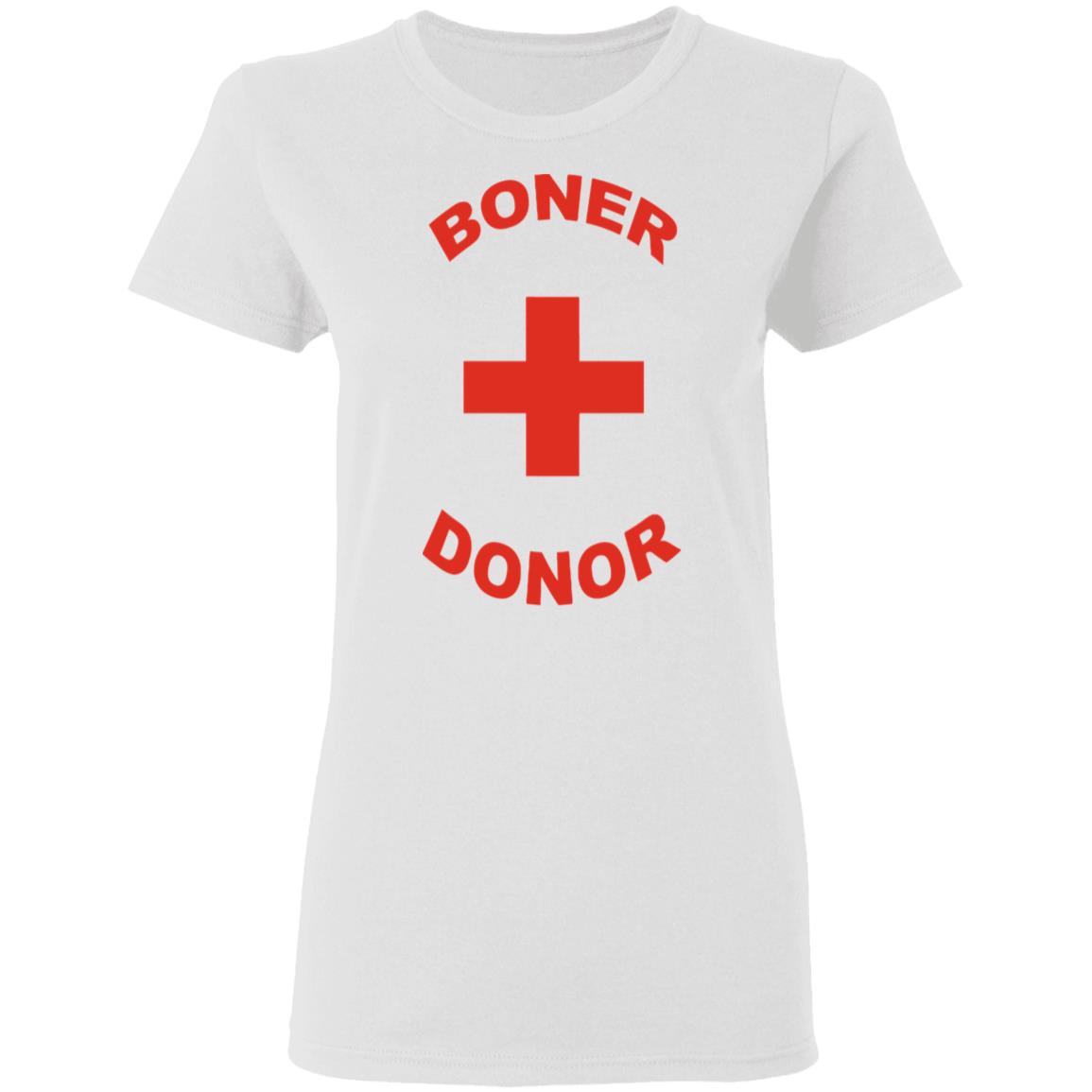 boner donor t shirt white hoodie - Teechipus