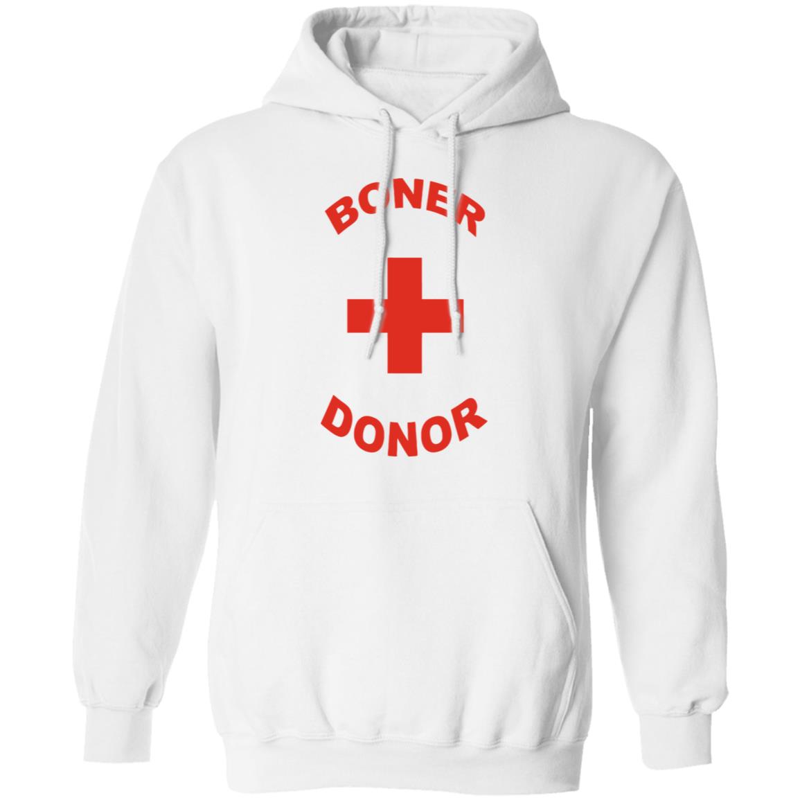 boner donor t shirt white hoodie - Teechipus