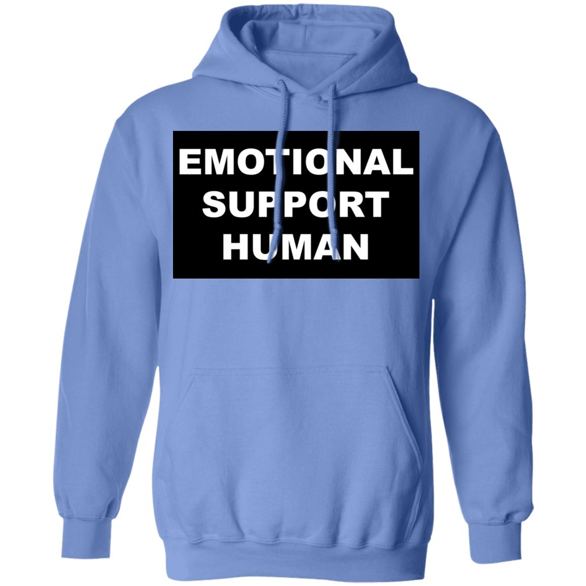Macaulay Culkin dons quirky 'Emotional Support Human' t shirt white hoodie sweatshirt - Teechipus