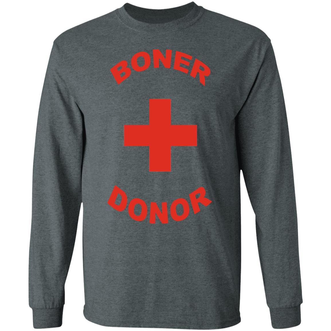 boner donor t shirt black hoodie sweatshirt - Teechipus