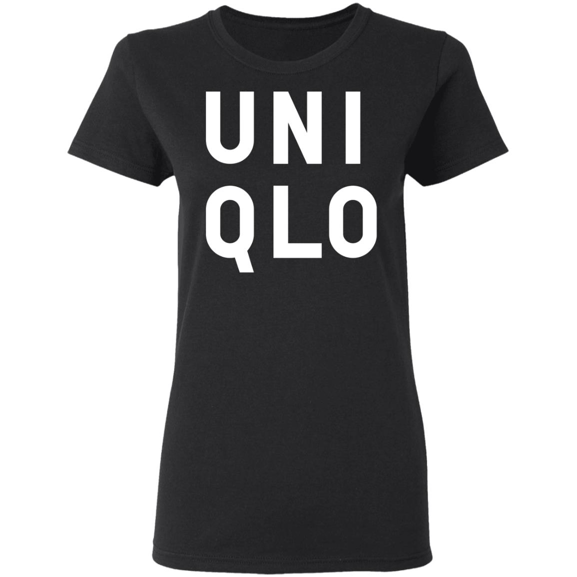 uniqlo merch shirt black hoodie - Teechipus