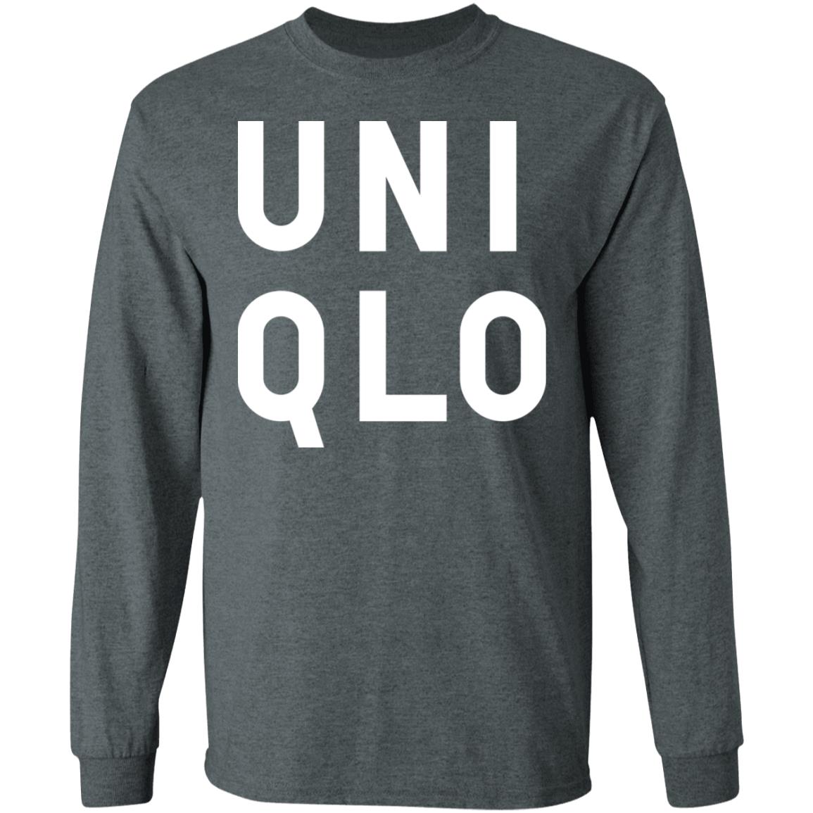 uniqlo merch shirt black hoodie - Teechipus