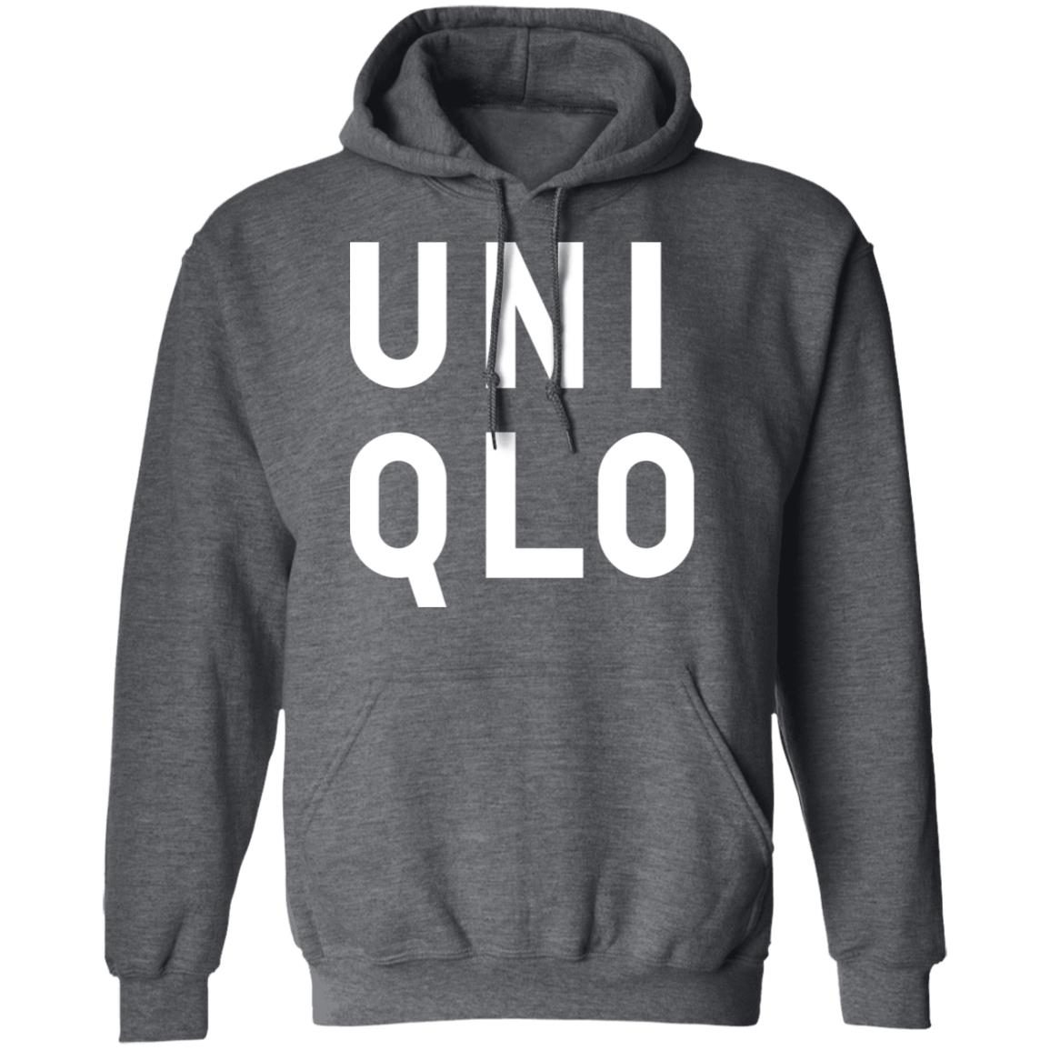 uniqlo merch shirt black hoodie - Teechipus