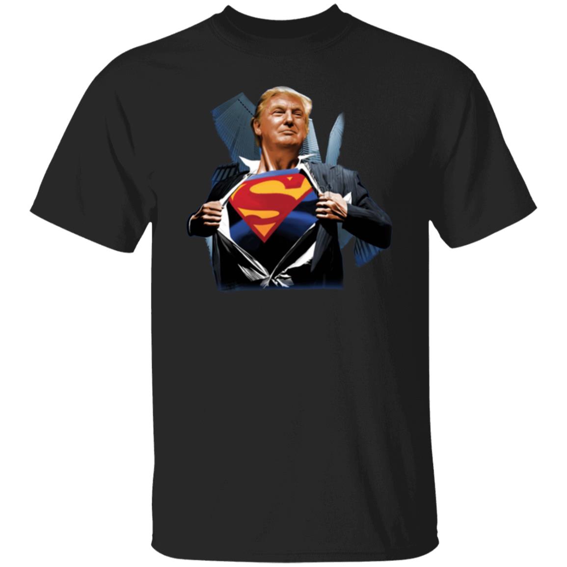 trump superman shirt black hoodie - Teechipus