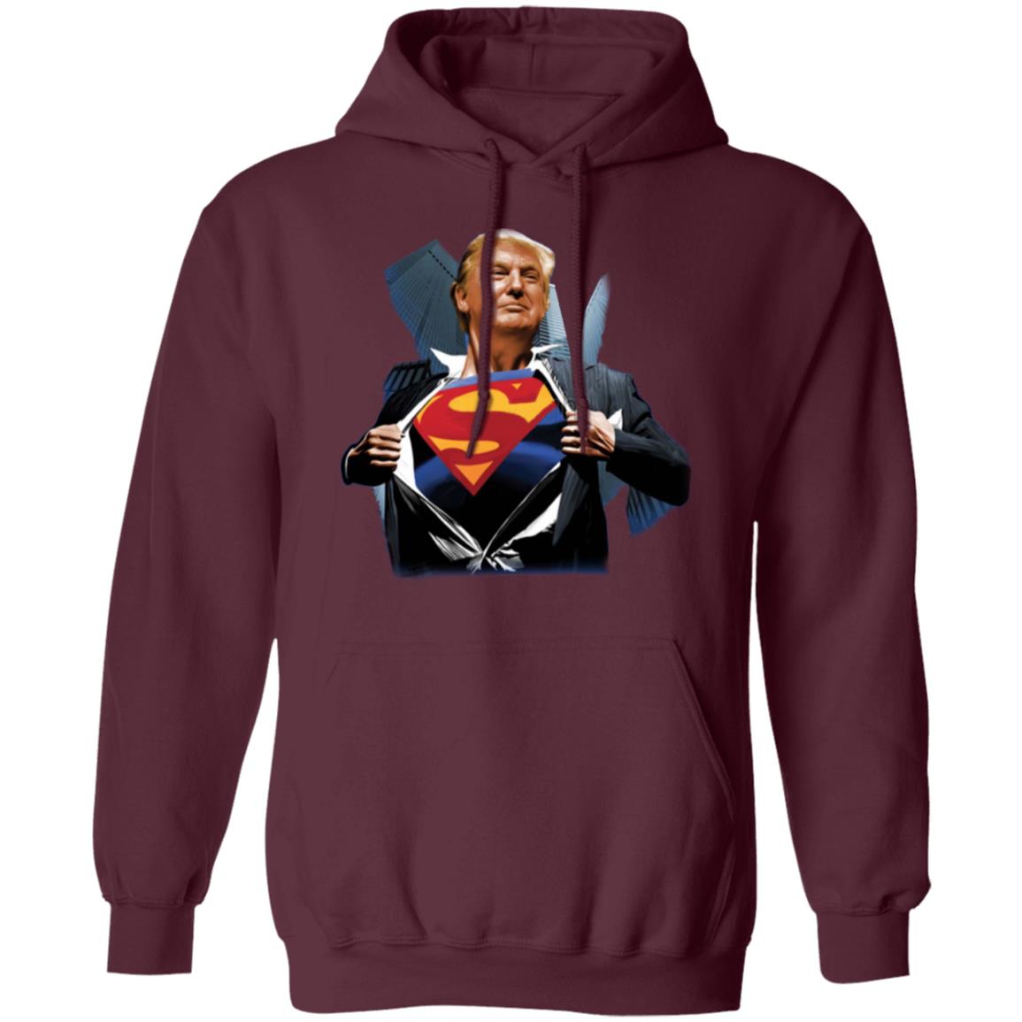 trump superman shirt black hoodie - Teechipus