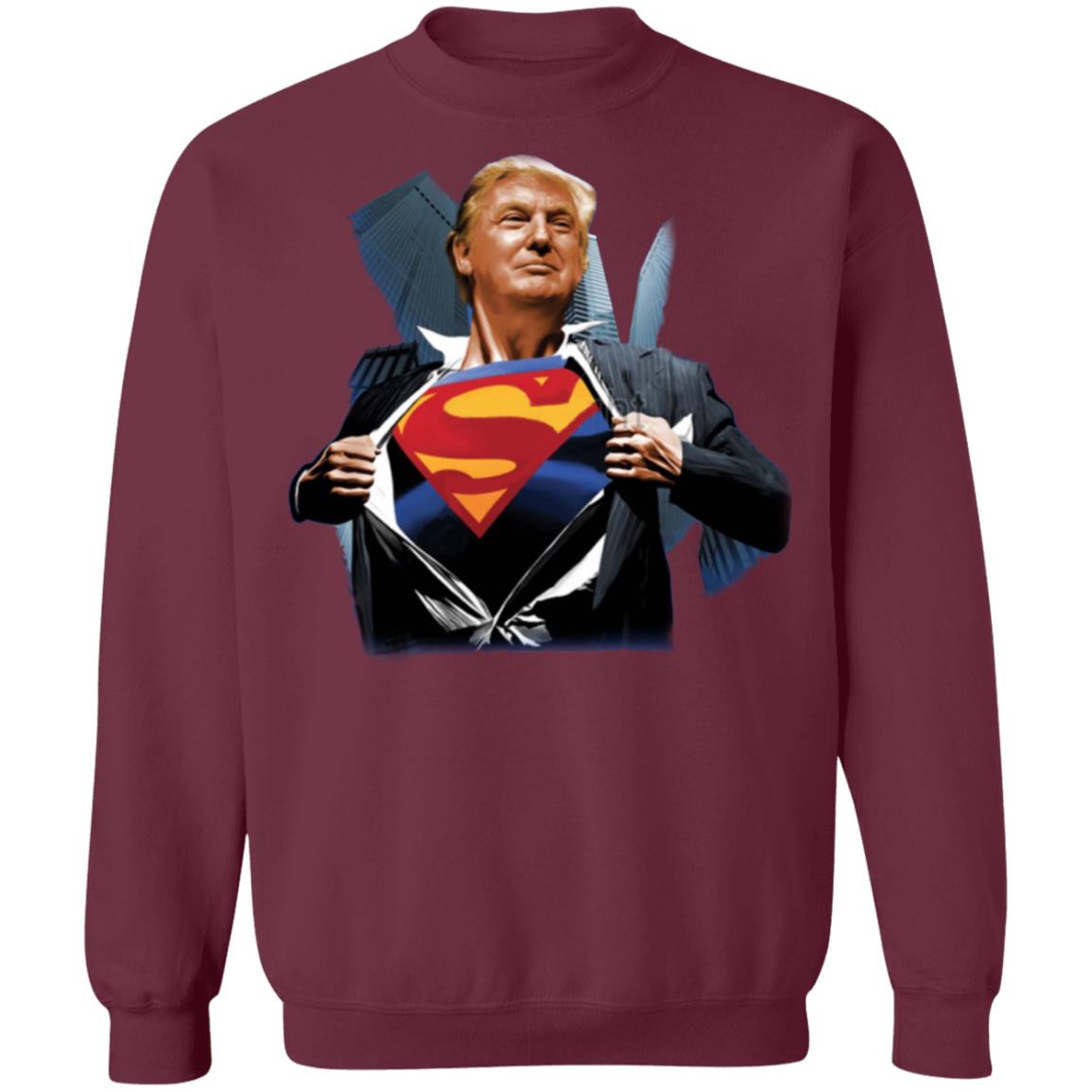 trump superman shirt black hoodie - Teechipus