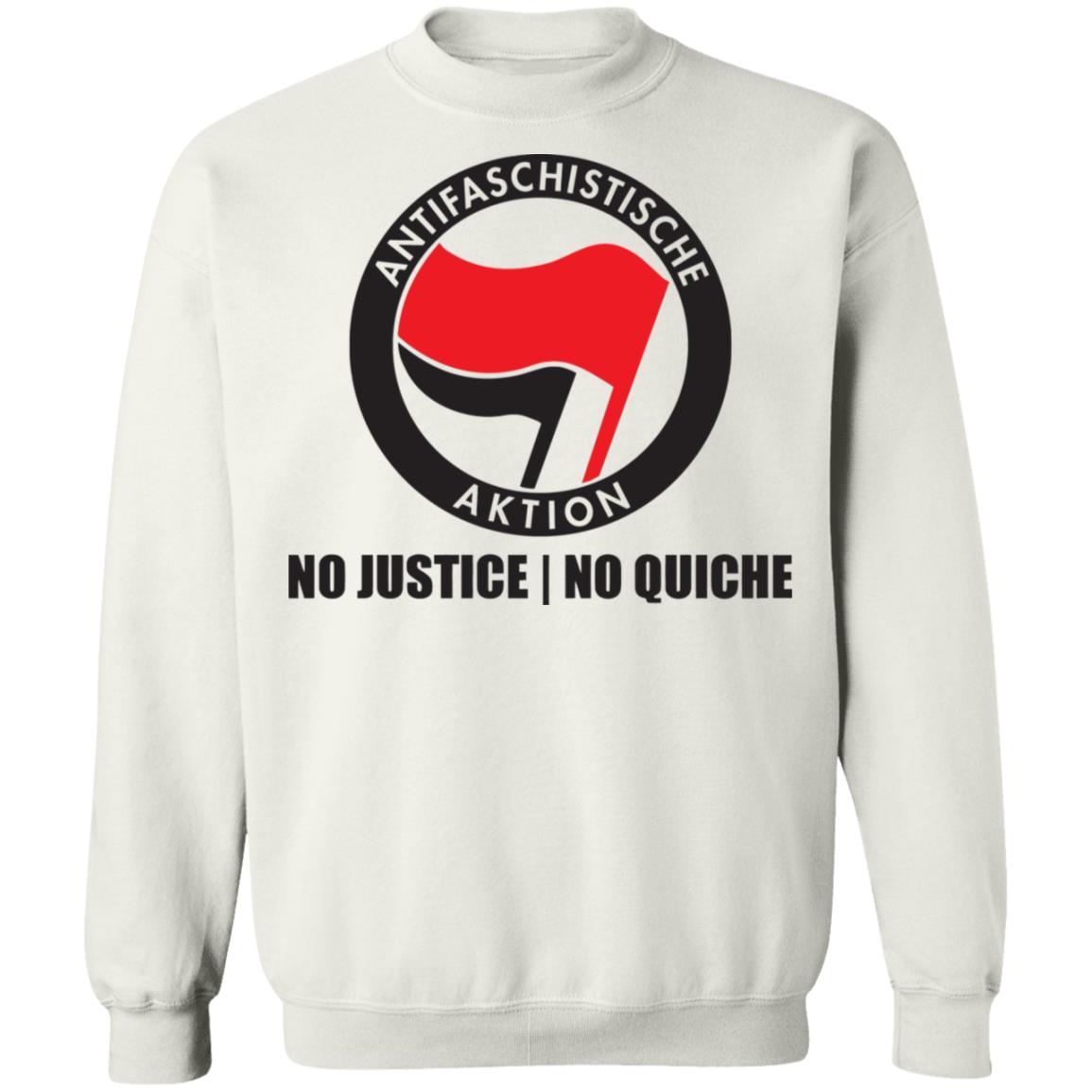 anti brunchen aktion shirt White Hoodie sweatshirt - Teechipus