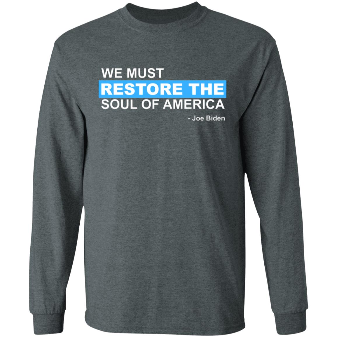 we must restore the soul of america shirt Black Hoodie sweatshirt - Teechipus