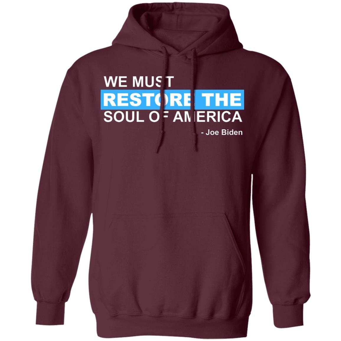 we must restore the soul of america shirt Black Hoodie sweatshirt - Teechipus