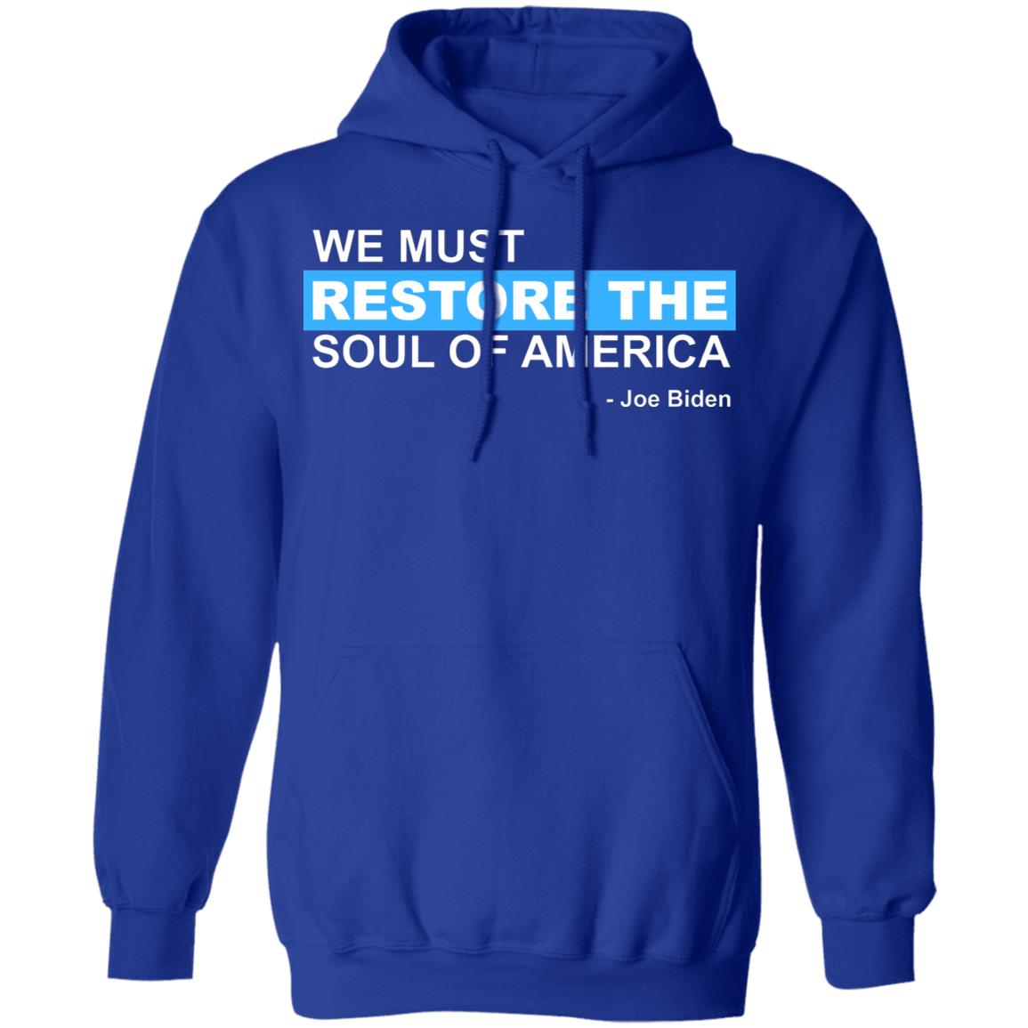 we must restore the soul of america shirt Black Hoodie sweatshirt - Teechipus