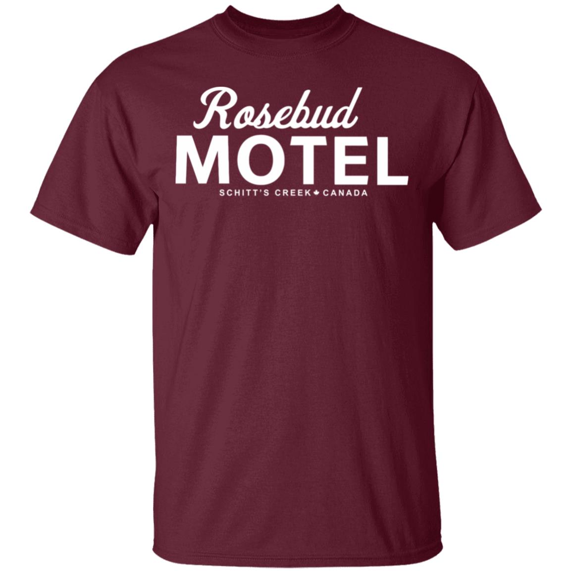 THE ROSEBUD MOTEL SHIRT Red hoodie sweatshirt - Teechipus