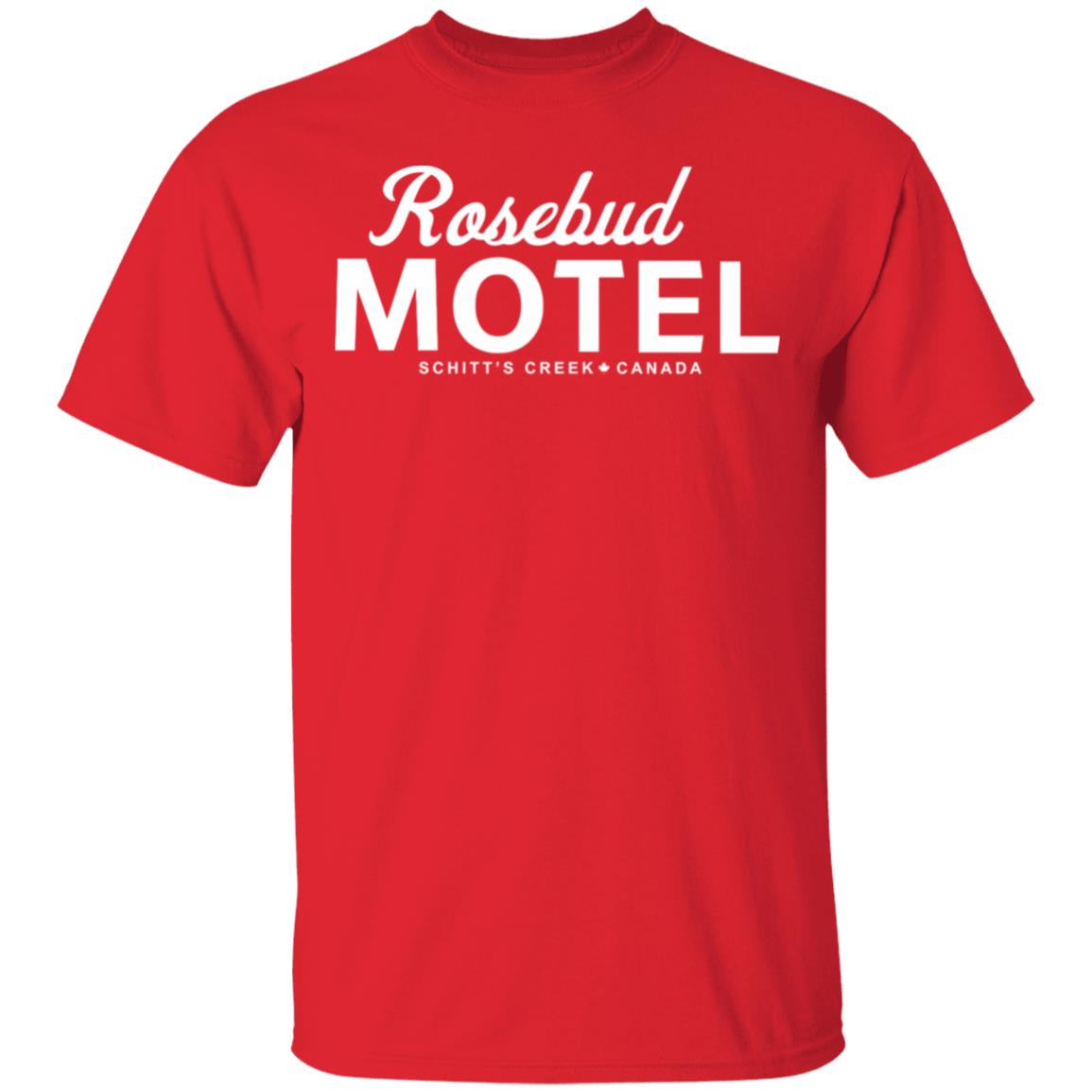 THE ROSEBUD MOTEL SHIRT Red hoodie sweatshirt - Teechipus