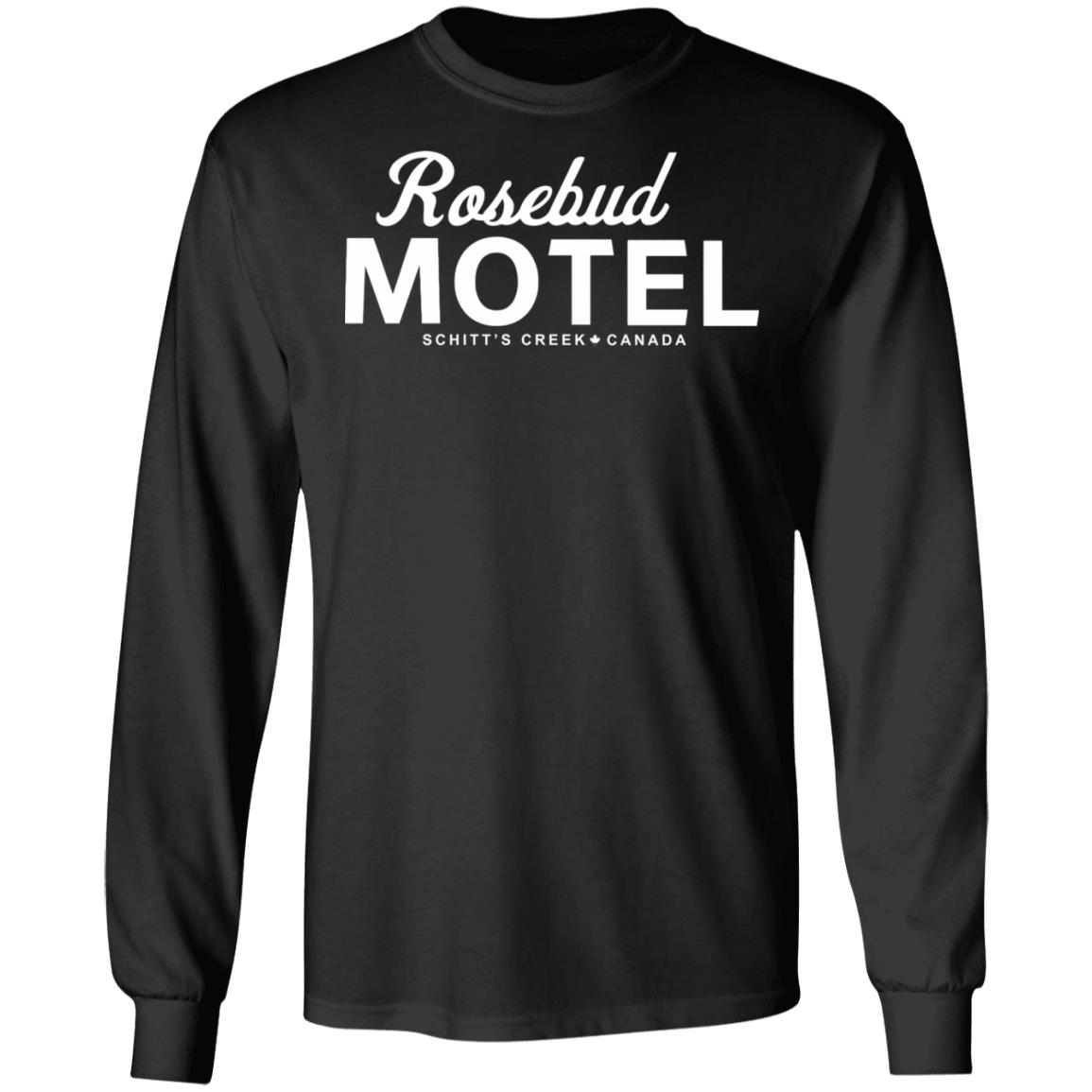 THE ROSEBUD MOTEL SHIRT Red hoodie sweatshirt - Teechipus