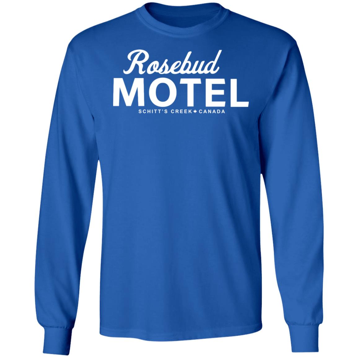 THE ROSEBUD MOTEL SHIRT Red hoodie sweatshirt - Teechipus
