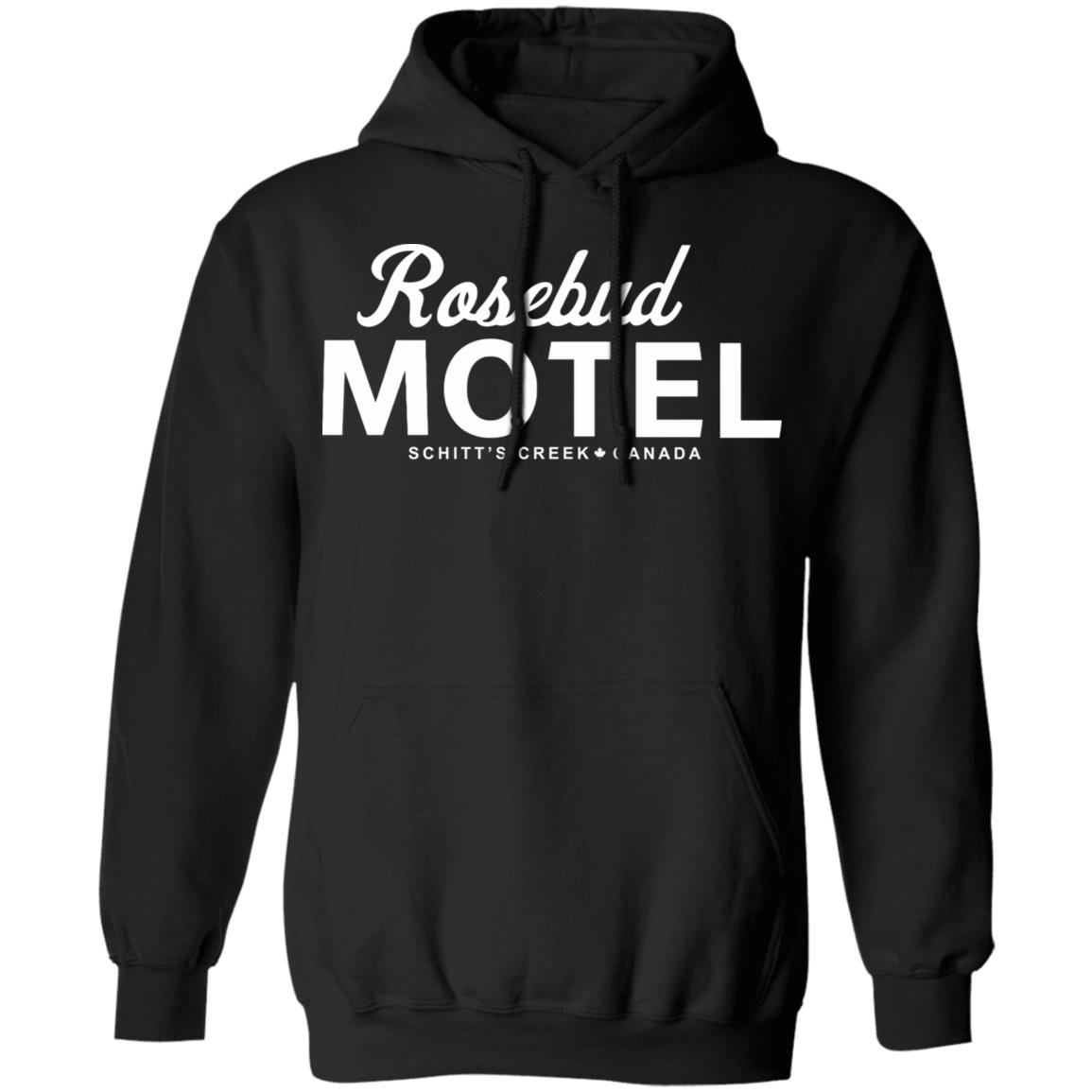 THE ROSEBUD MOTEL SHIRT Red hoodie sweatshirt - Teechipus