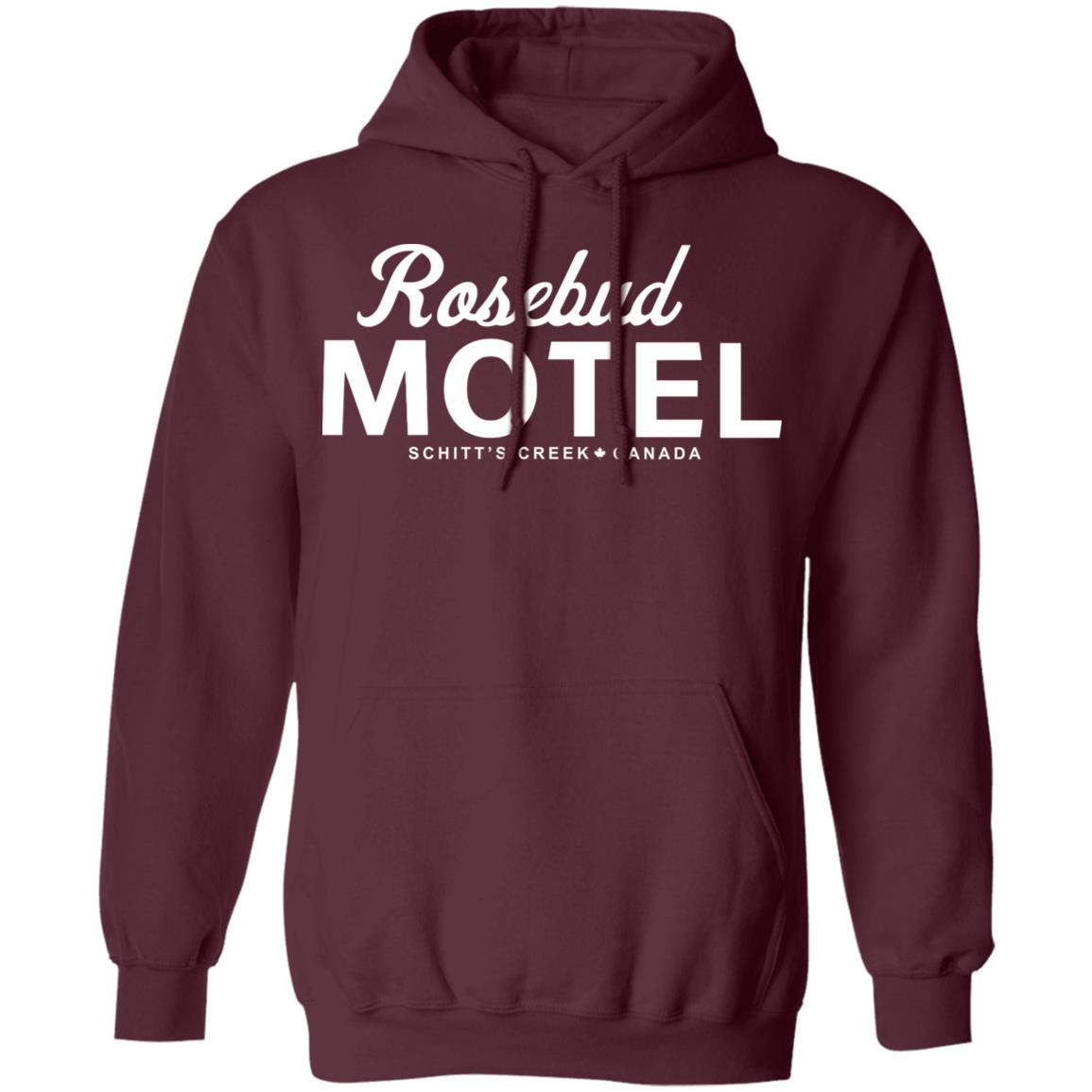 THE ROSEBUD MOTEL SHIRT Red hoodie sweatshirt - Teechipus