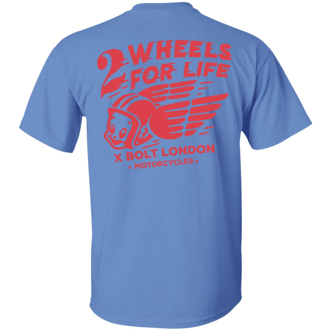 Forever Two Wheels - 2 Wheels for Life x Bolt tee shirt - Teechipus