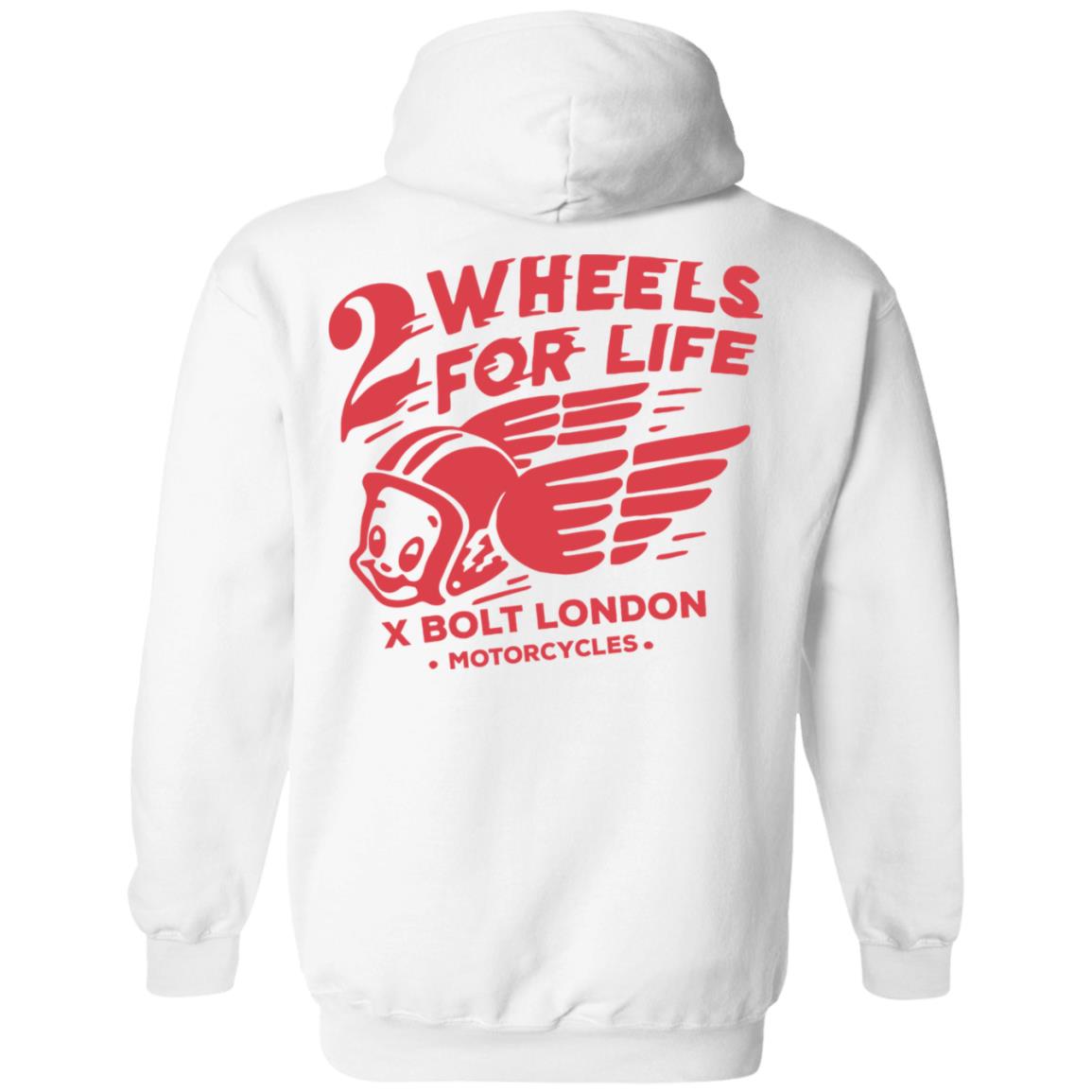 Forever Two Wheels - 2 Wheels for Life x Bolt tee shirt - Teechipus