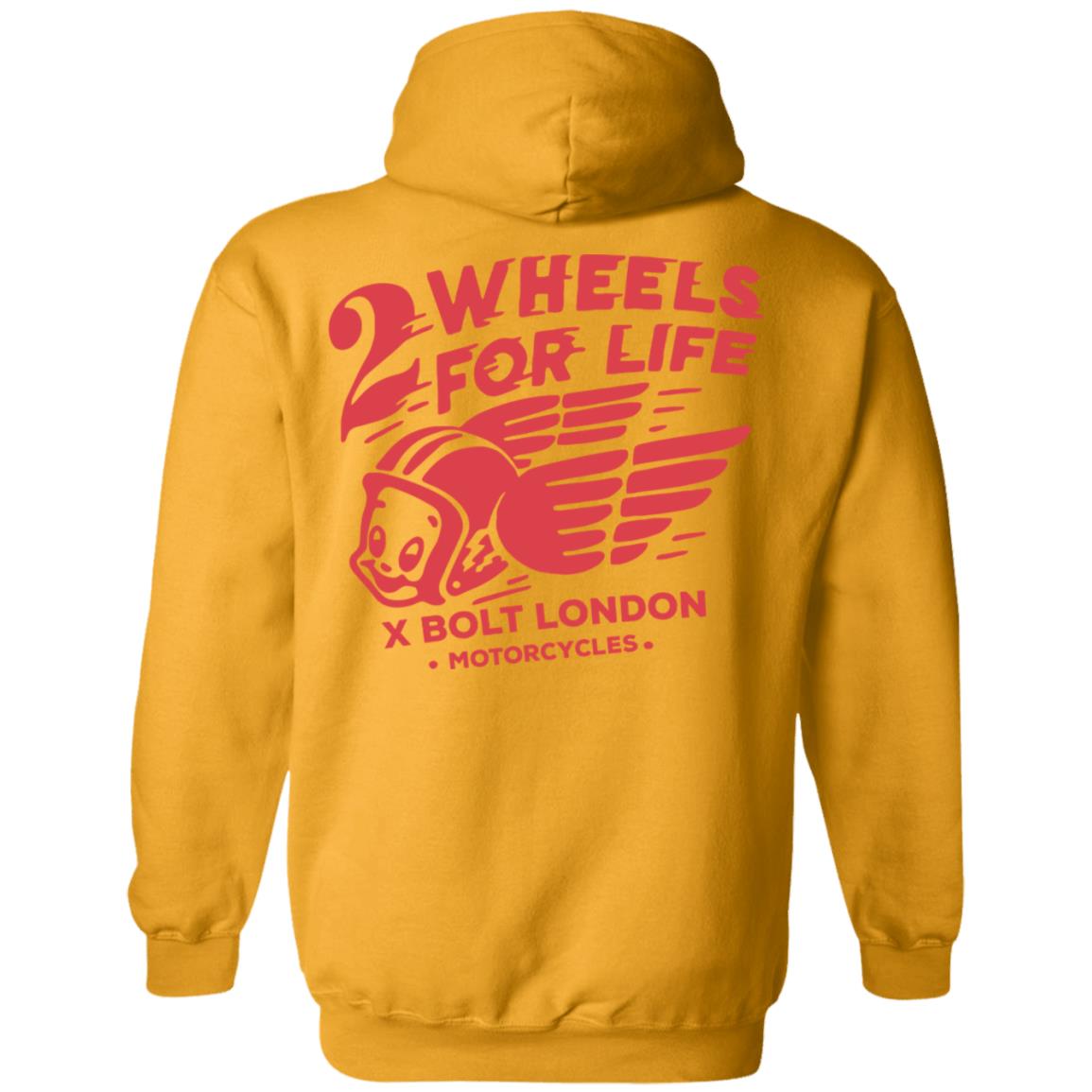 Forever Two Wheels - 2 Wheels for Life x Bolt tee shirt - Teechipus