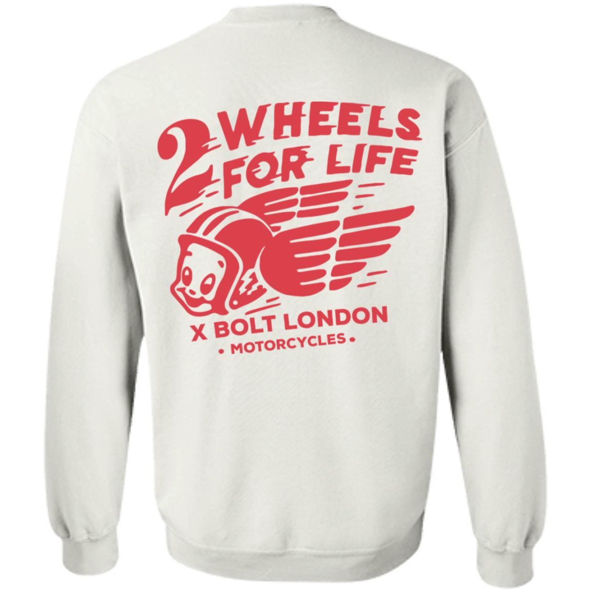 Forever Two Wheels - 2 Wheels for Life x Bolt tee shirt - Teechipus