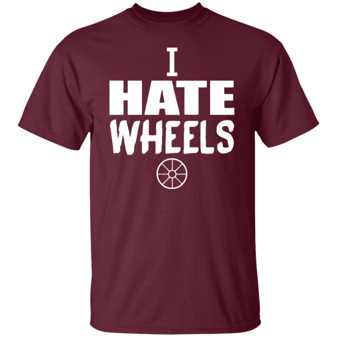 I Hate Wheels Shirt Black Hoodie Sweatshirt - Teechipus