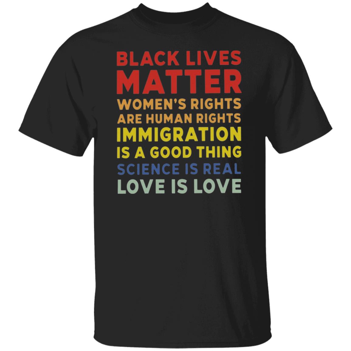Limited Edition Blm Black Lives Matter Shirt black hoodie sweatshirt - Teechipus