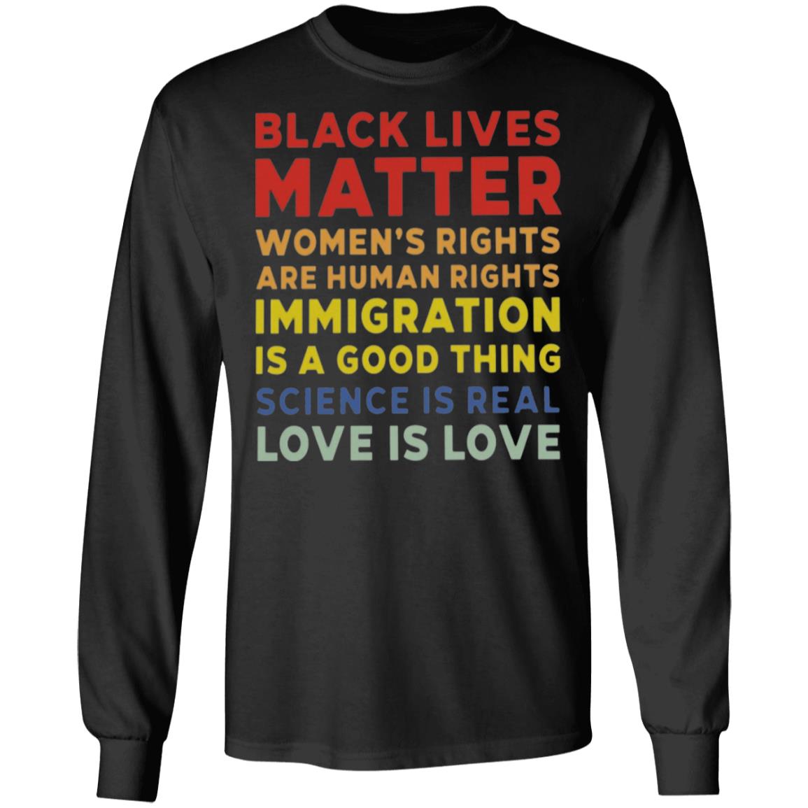 Limited Edition Blm Black Lives Matter Shirt black hoodie sweatshirt - Teechipus