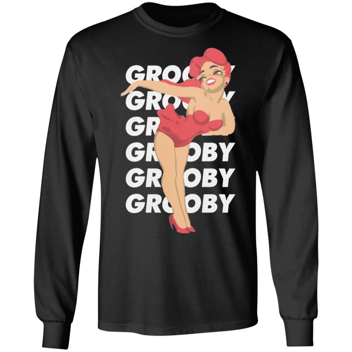 Grooby 2020 Sweater shirt black hoodie sweatshirt - Teechipus