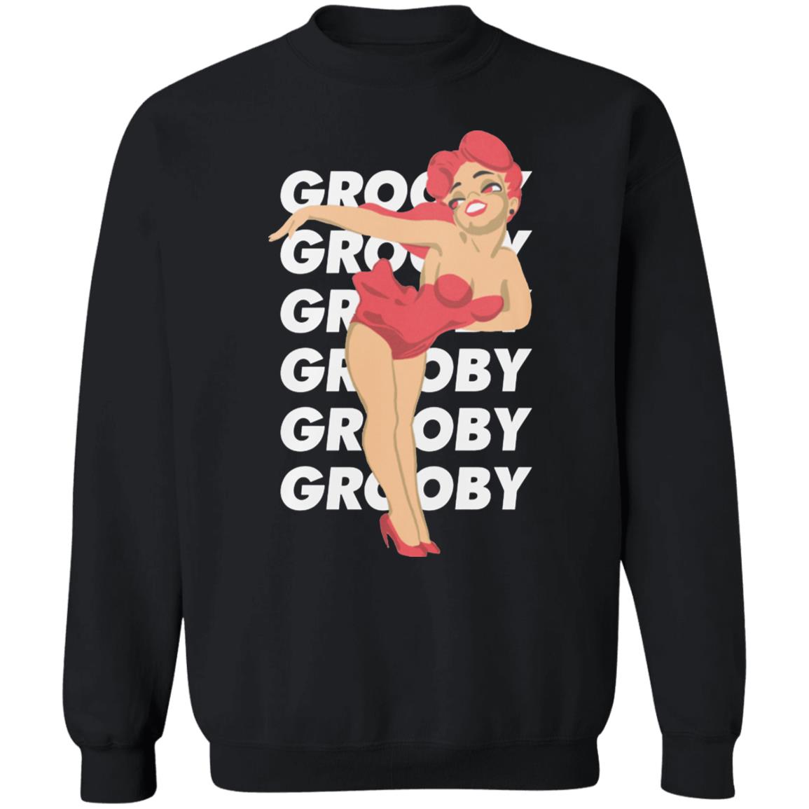 Grooby 2020 Sweater shirt black hoodie sweatshirt - Teechipus