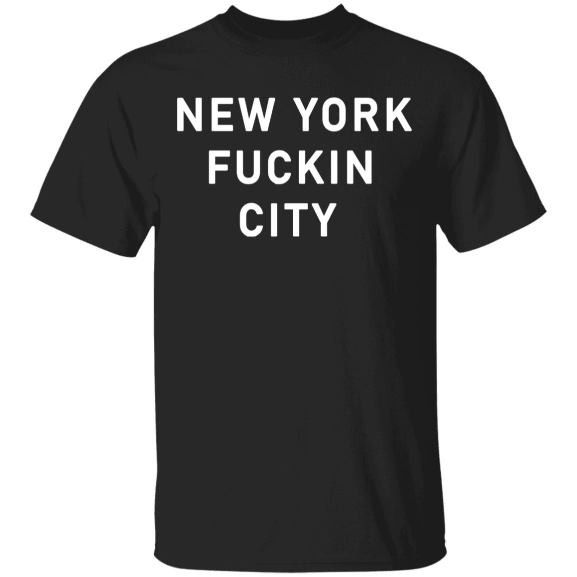 New York Fuck City Shirt Black Hoodie Sweatshirt - Teechipus
