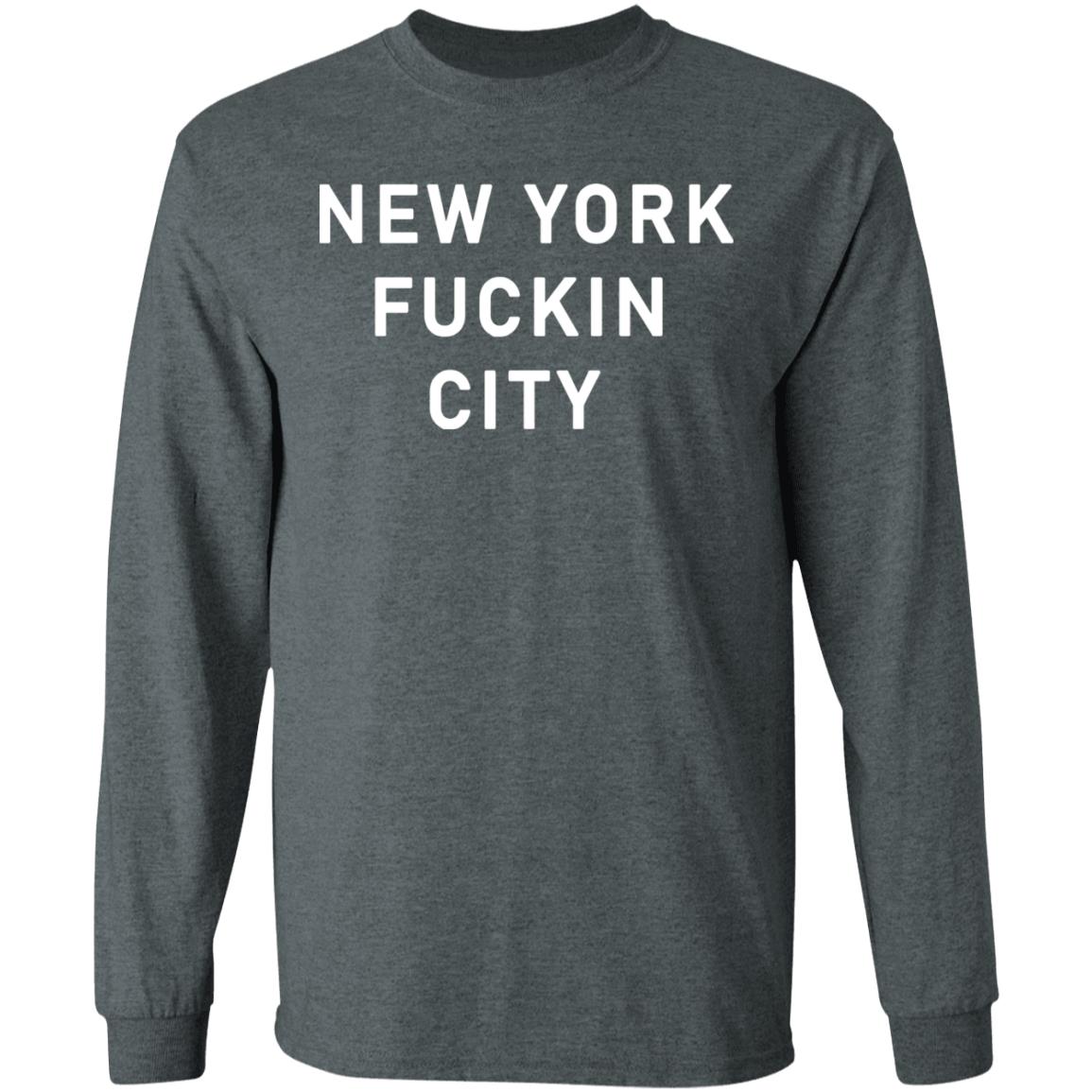 New York Fuck City Shirt Black Hoodie Sweatshirt - Teechipus