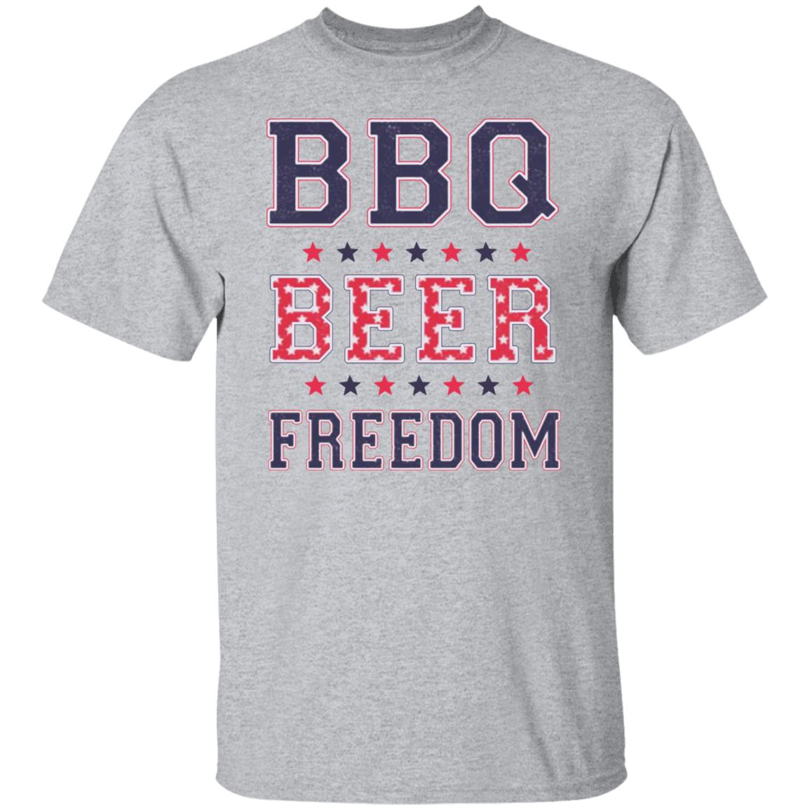Bbq Beer Freedom Shirt - Teechipus