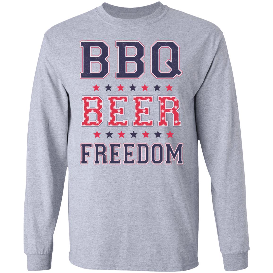 Bbq Beer Freedom Shirt - Teechipus