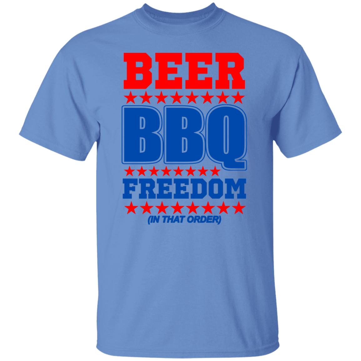 Beer bbq freedom in that order shirt White Hoodie sweatshirt - Teechipus