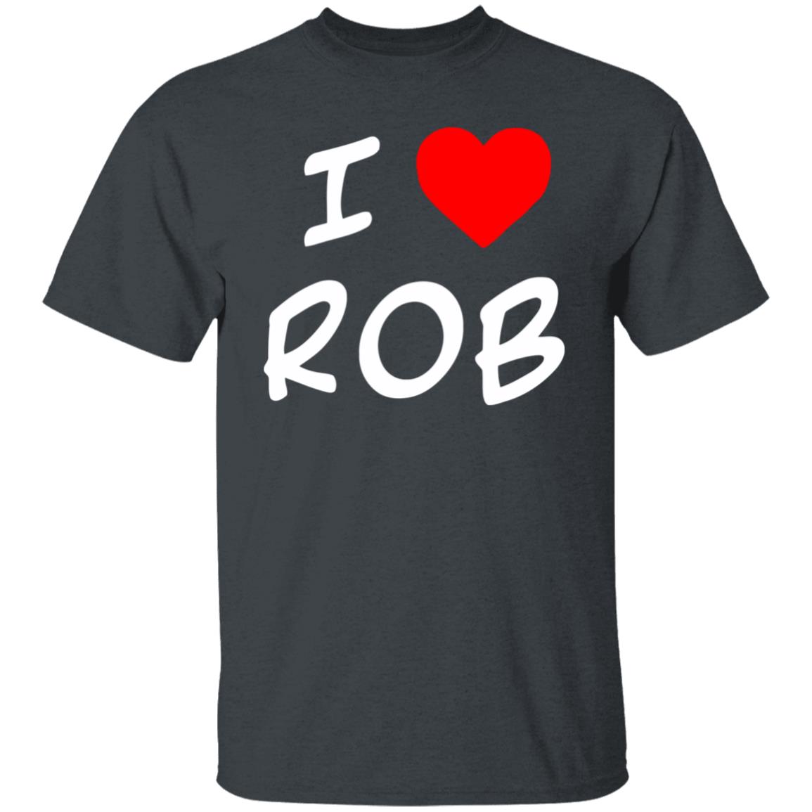 I Heart Rob Black T Shirt Black Hoodie Sweatshirt - Teechipus